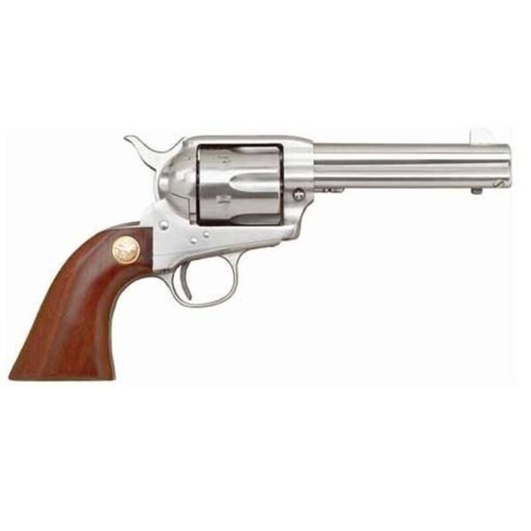 2-cimmp4500-600x600 Cimarron Model ‘P’ Single Action Revolver .45 Long Colt 4.75″ Barrel 6 Rounds Stainless Steel Pre-War Walnut Grip MP4500 - Image 1